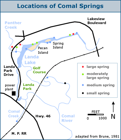 Comal River Flow Chart